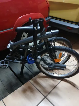 Bicicleta Plegable Negra