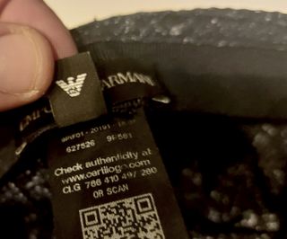 Boina Emporio Armani hombre talla 59 y 100% lana