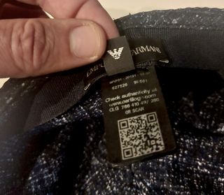 Boina Emporio Armani hombre talla 59 y 100% lana