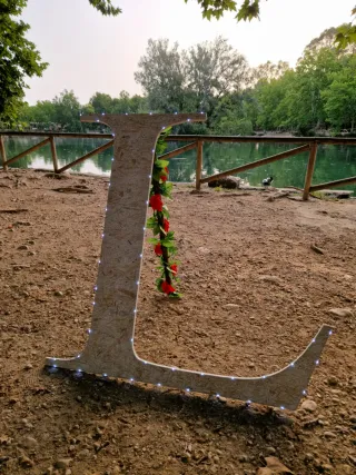 Alquiler letras LOVE decorativas