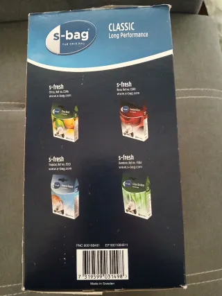 10 Bolsas S-Bag Classic Electrolux E201SM