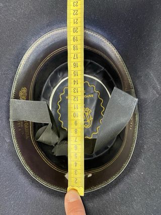 Sombrero de equitación azul