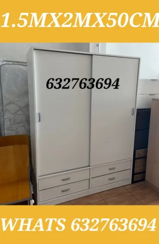 Armario puertas correderas 150x200x50cm