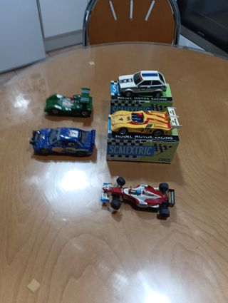 Lote 5 Coches Scalextric