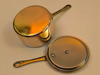 Cazo Mauviel Cobre 9cm con Tapa