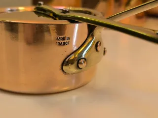 Cazo Mauviel Cobre 9cm con Tapa