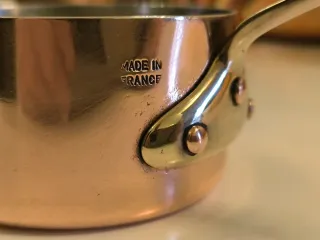 Cazo Mauviel Cobre 9cm con Tapa