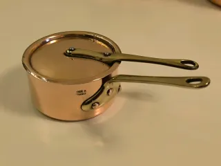 Cazo Mauviel Cobre 9cm con Tapa