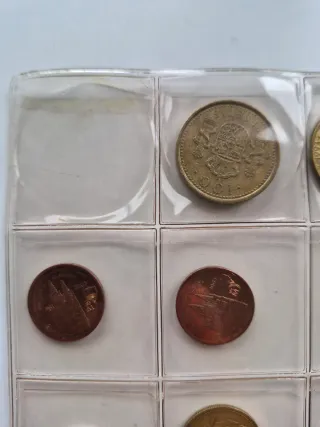 Lote 23 monedas, Rumanía, Marruecos, Italia, R.U.