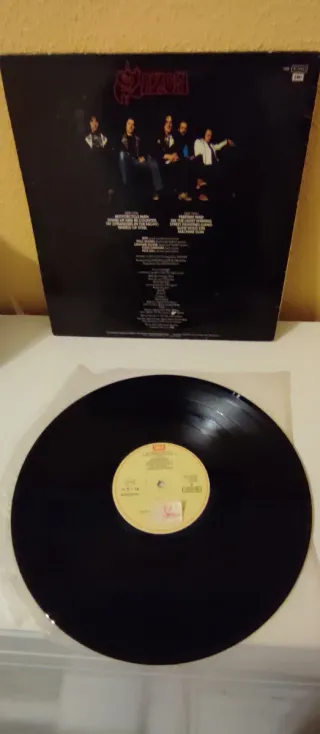 Vinilo Saxon Wheels of Steel Heavy Metal