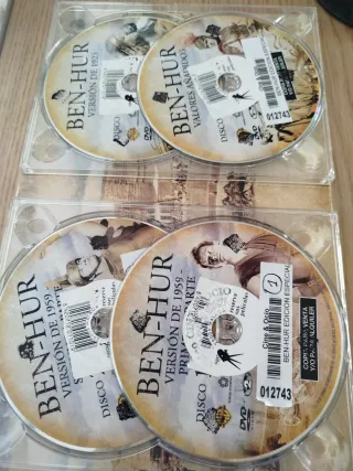 DVD Ben Hur Edición Coleccionista 4 Discos
