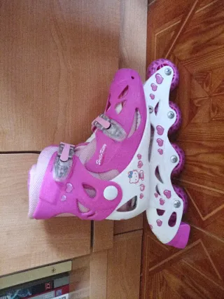 Patines Hello Kitty Rosas