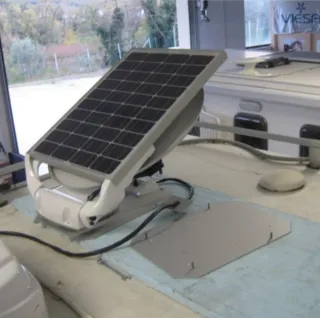 Antena parabolica oyster 65cm + 50w panel solar