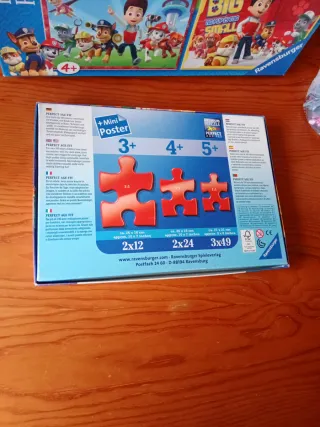 Puzzles Patrulla Canina Ravensburger 2 Packs