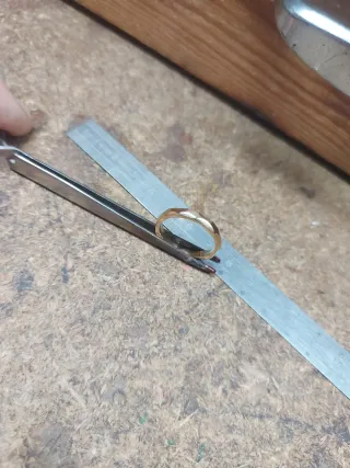 Anillo Alianza Oro 750m