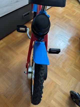 Bicicleta Patrulla Canina 14 Roja y Azul