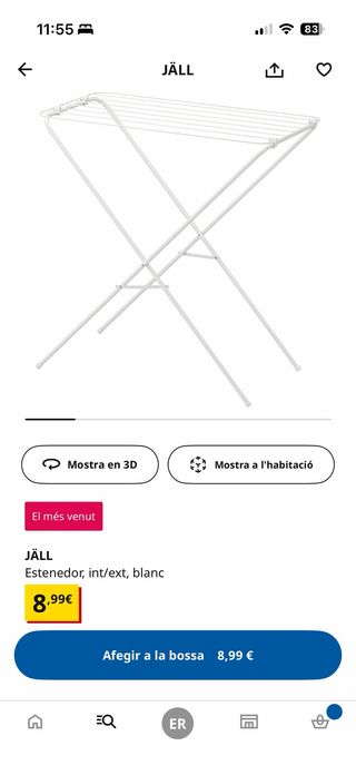 Tendedero Ikea Jäll plegable interior/exterior