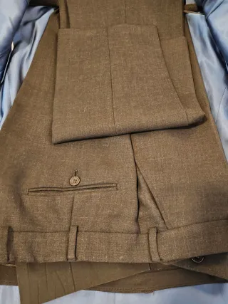 Traje Gris oscuro Cortefiel Tailored Fit t52