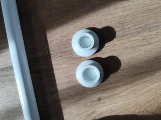 Barra de cortina blanca