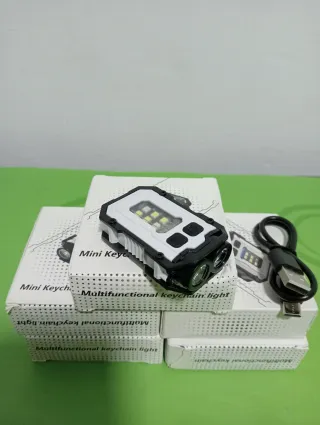 6 Mini linternas LED recargables