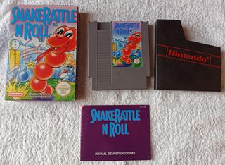 Snake Rattle N Roll Nintendo NES Pal España ESP