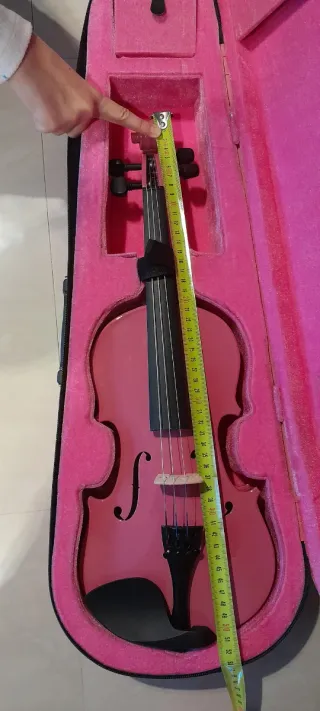 Violín infantil rosa Gear4music