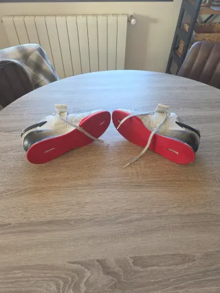 Zapatillas Halterofilia Reebok Blancas Rojas