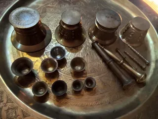 Lote de almireces y morteros