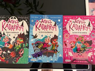 Colección libros juveniles Anna Kadabra, total 6