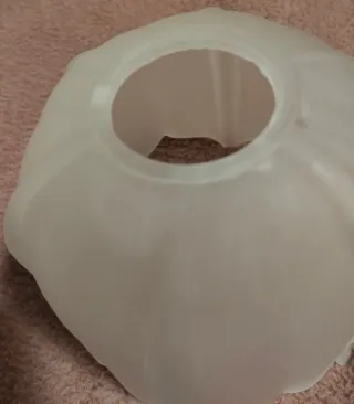 9 tulipas de cristal de lámparas colgantes