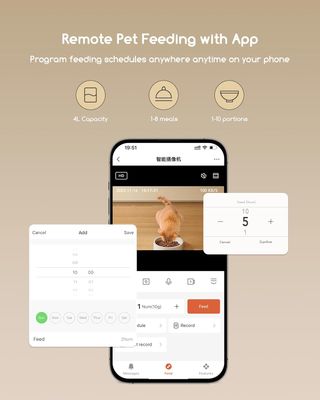 Comedero WiFi 4L con Cámara