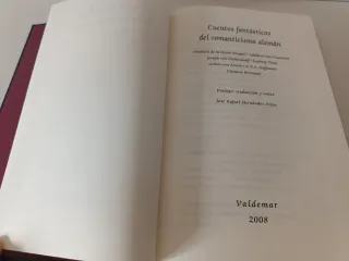 Cuentos fantásticos del romanticismo alemán Gótica