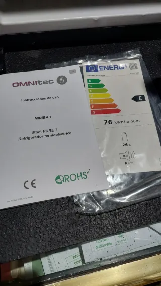 Nevera Minibar Negra