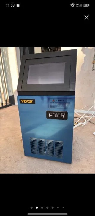Máquina de hielo VEVOR azu -HIELO PEQUEÑO-