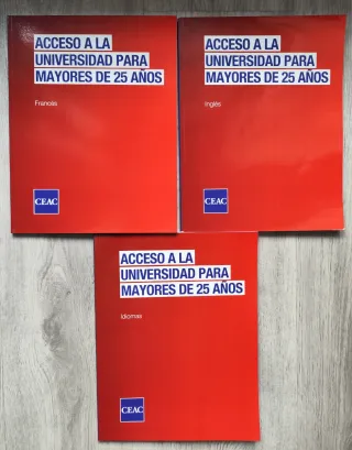 Lote libros Acceso Universidad +25 H/CCSS