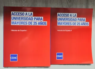 Lote libros Acceso Universidad +25 H/CCSS