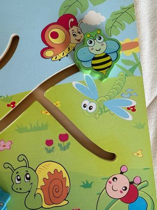 Juego Montessori Madera Insectos Laberinto