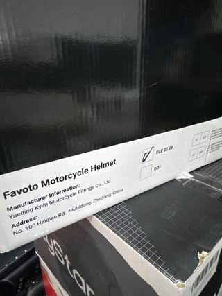 Casco Moto FAVOTO F1 Gris