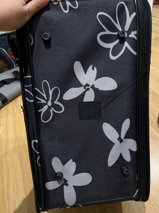 Transportín Mascota Cabina Grande Flores