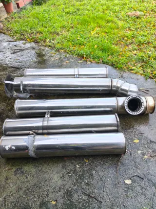 Tubos Inox Calefacción con Accesorios