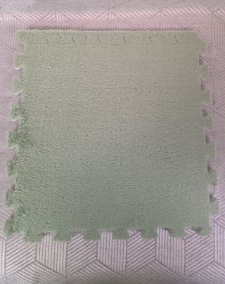 Pack 12 Alfombras Puzzle Peluche - Varios colores