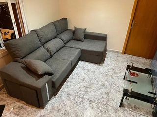 SOFA GRIS OSCURO IZQUIERDO