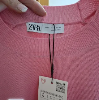 Jersey Zara Rosa Talla M