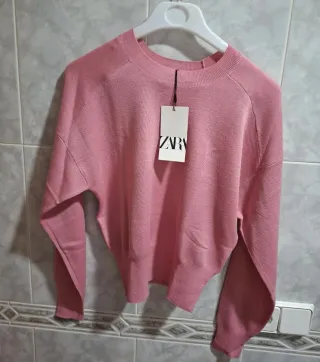 Jersey Zara Rosa Talla M