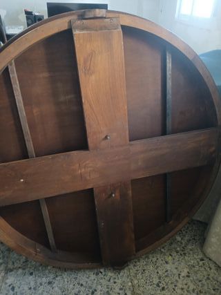 Mesa de madera redonda URGE SU VENTA