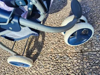 Silla Gemelar de Paseo con Bolsa y Cesta