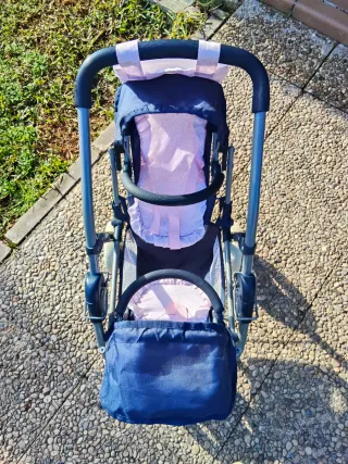 Silla Gemelar de Paseo con Bolsa y Cesta
