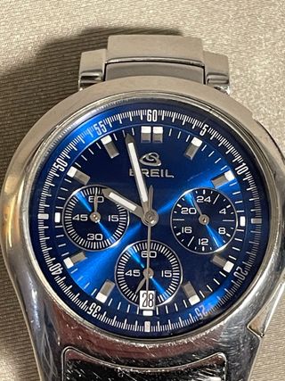Cronografo Breil Vintage Blu Argento
