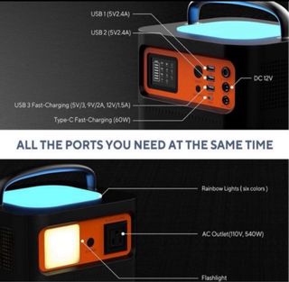 Generador portátil 540Wh TIG FOX sin estrenar