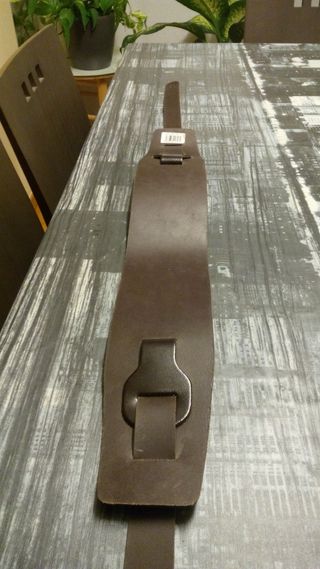 Correa de cuero Marrón para guitarra